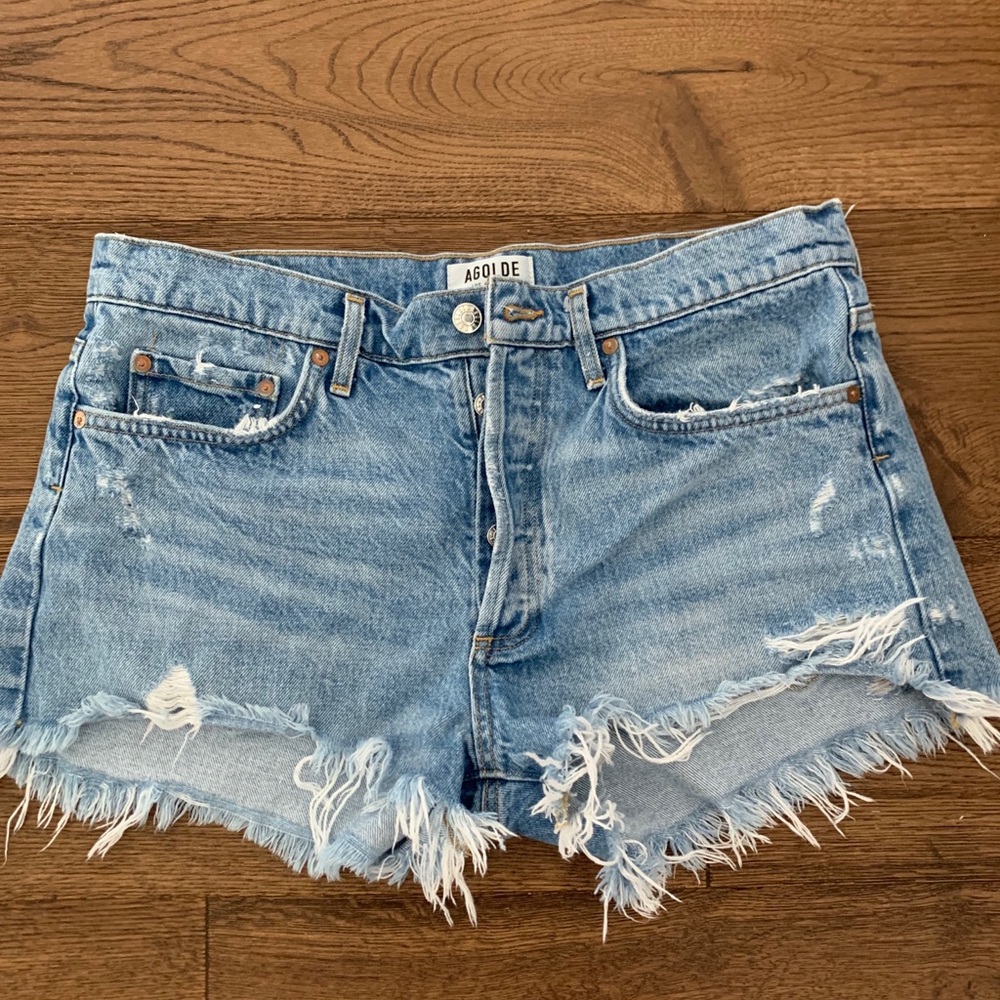 AGOLDE denim shorts